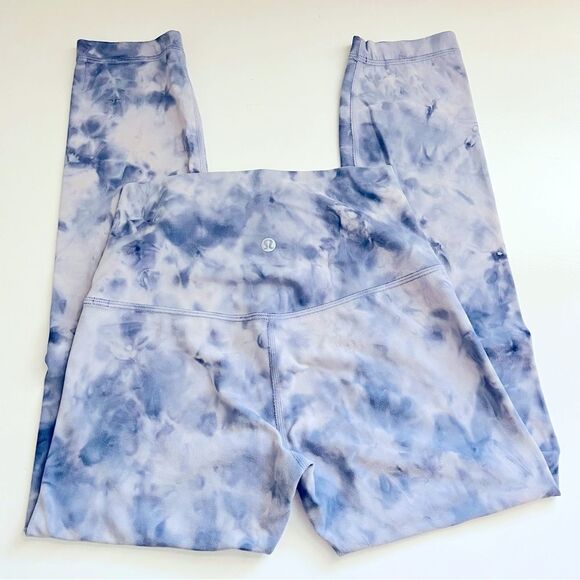 RARE Lululemon Align Pants Size 4 DIIP Diamond Dye Iced Iris Peri Purple - Picture 4 of 11